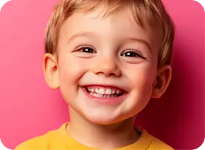 Smiling child at a Frisco children's dentist